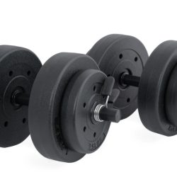 Athletic Works 40lb Adjustable Vinyl Dumbbell Set